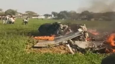 Mirage fighter plane crashes at MP: