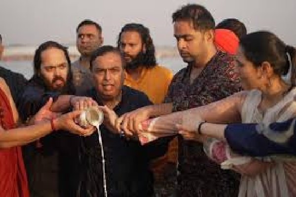 Mukesh Ambani at Mahakumbh