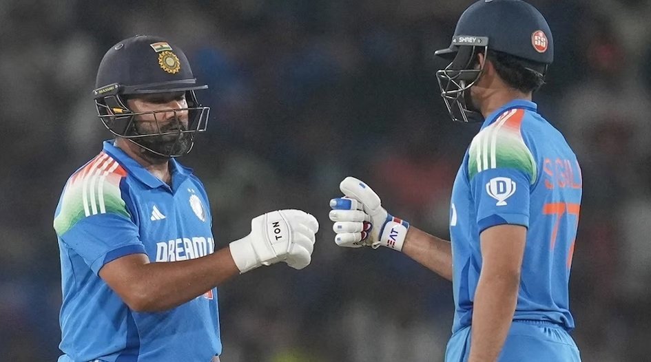 Shubman Gill on Rohit